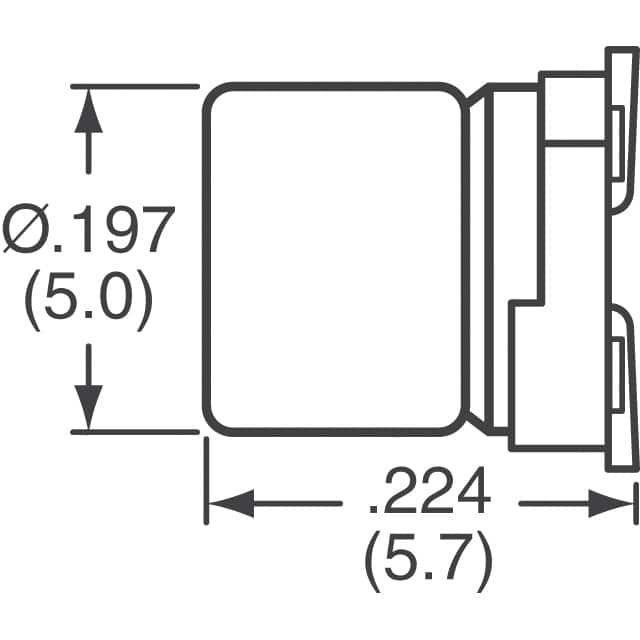 APXC160ARA270ME60G United Chemi-Con  Aluminum - Polymer Capacitors